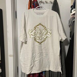 Drain Gang Razorwire Graphic Tee Shirt White